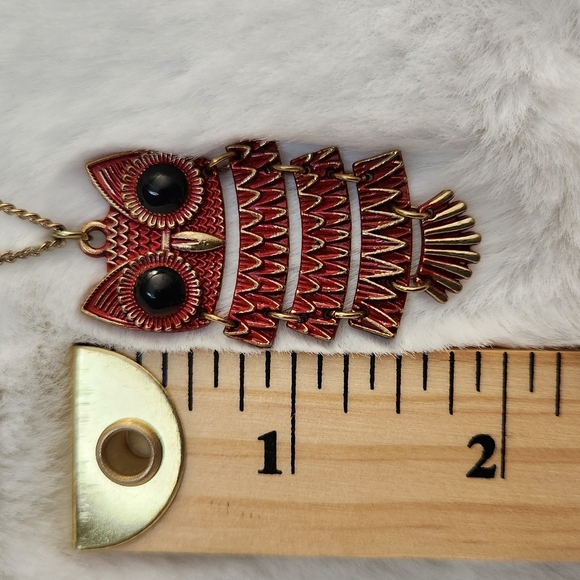 NWT Owl Pendant Necklace - Picture 7 of 8